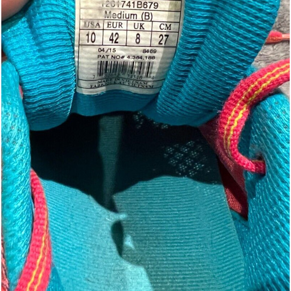 Brooks Adrenaline GTS 15 Women’s Athletic Running Shoes Size 10B Pink/Green/Blue - Picture 5 of 6